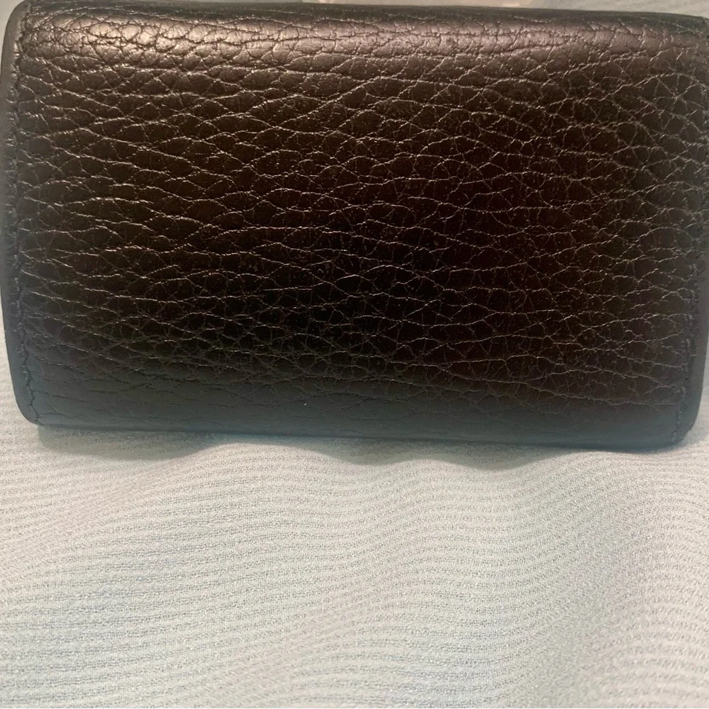 GUCCI GG Marmont Black Leather 6 Ring Key Case - Picture 3 of 16